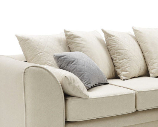 Chicago Right Hand Facing Corner Sofa - Cream