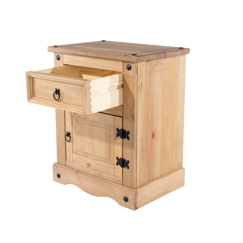 Corona Premium 1 Door, 1 Drawer Bedside Cabinet