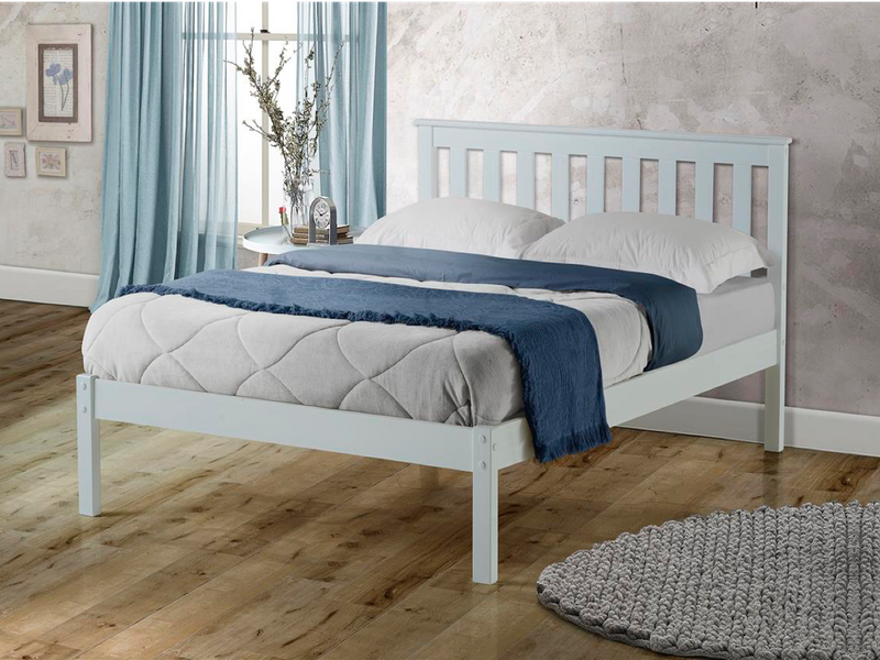 Desmond Double Bed - White