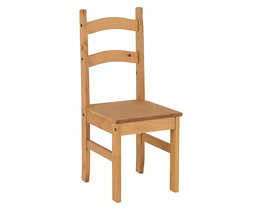 Corona Solid Pine Chair Pairs