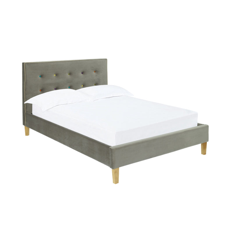 Caiden Kingsize Bed Grey