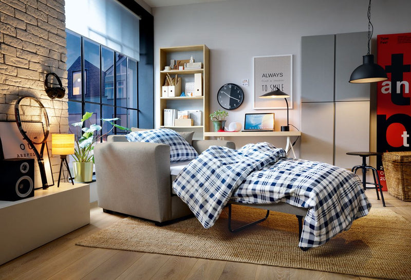 Olly Single Sofa Bed - Sand