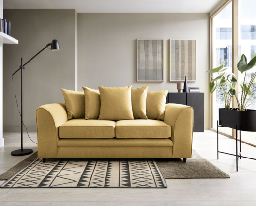 Daisy 3 Seater Sofa - Mustard