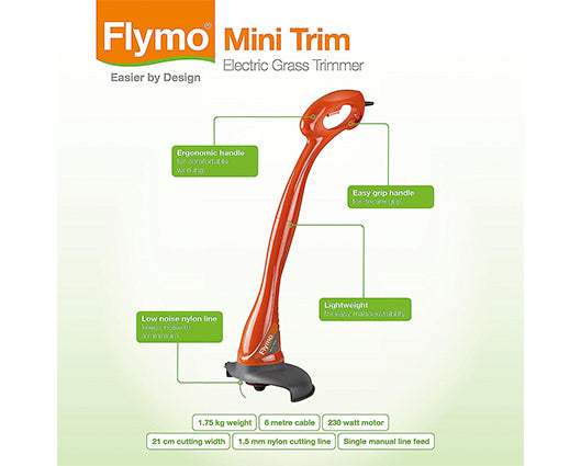 Flymo EasiMow 300R Lawn Mower and MiniTrim Grass Trimmer