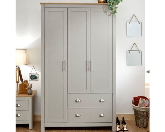 Lachlan 3 Door 2 Drawer Wardrobe