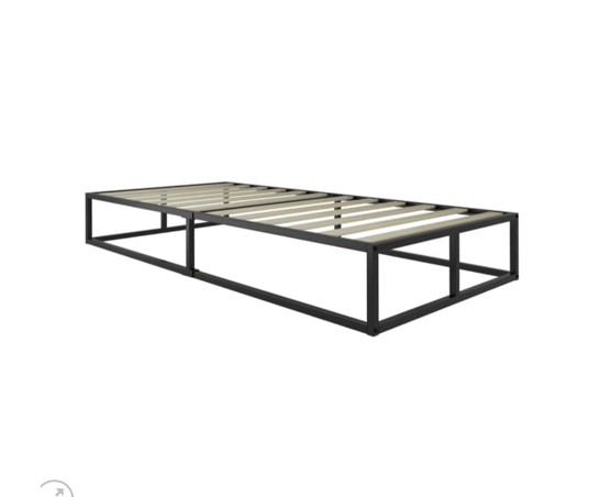 Somers Single Bed- Black