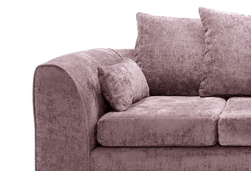 Harriet Right Hand Facing Corner Sofa - Pink
