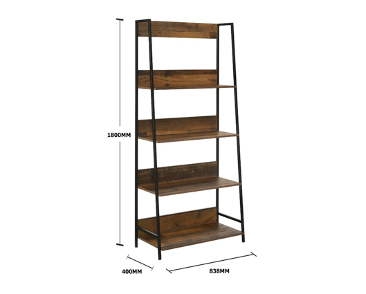 Burr Bookcase with 4 Shelves