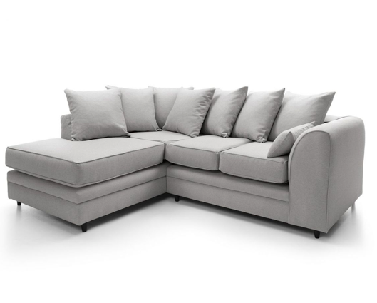 Daisy Left Hand Facing Corner Sofa - Light Grey